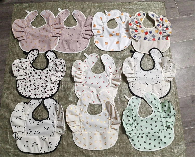 Waterproof Baby Bib with Pocket