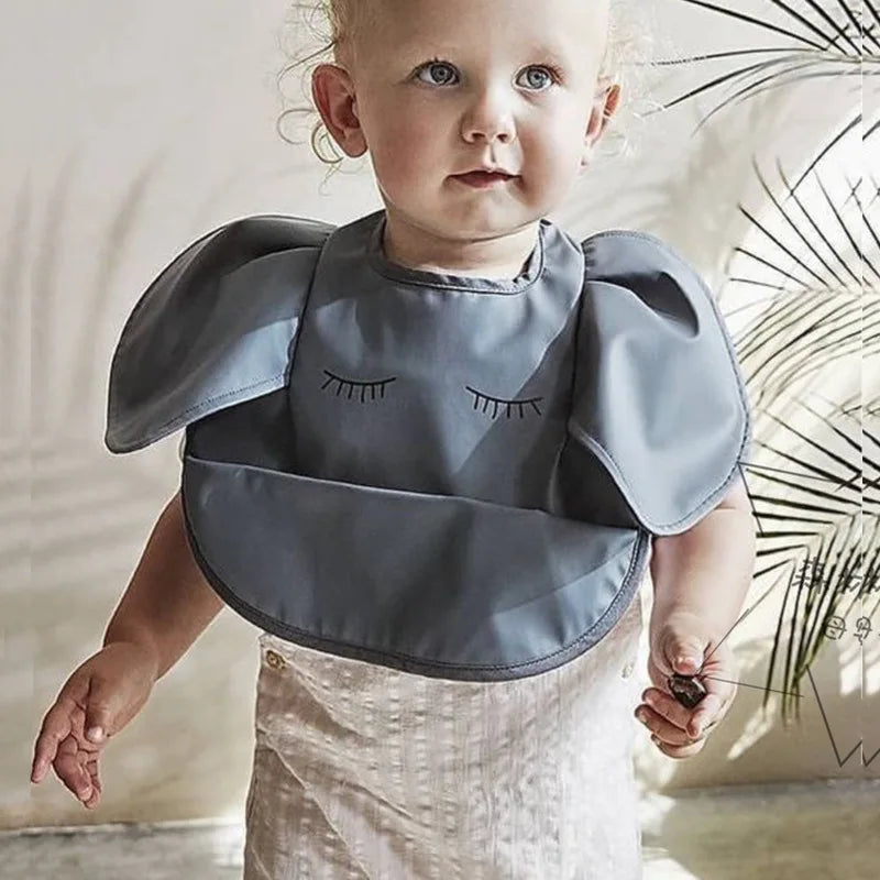 Waterproof Baby Bib with Pocket