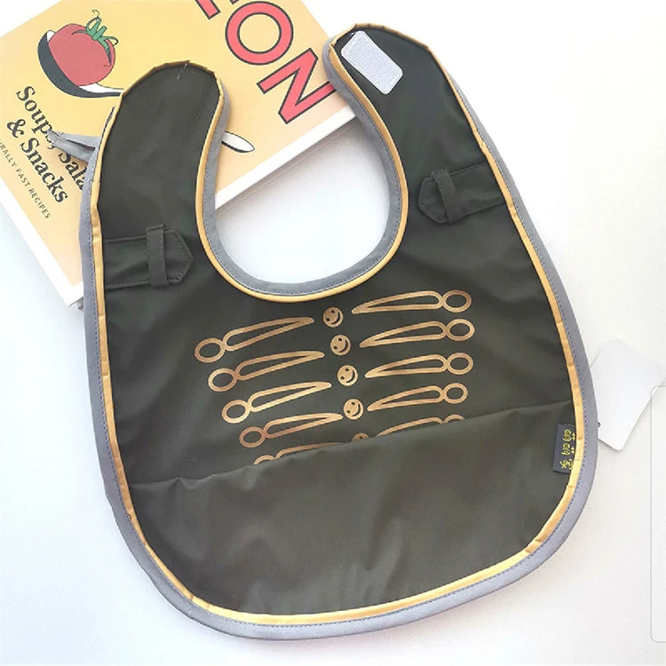 Waterproof Baby Bib with Pocket
