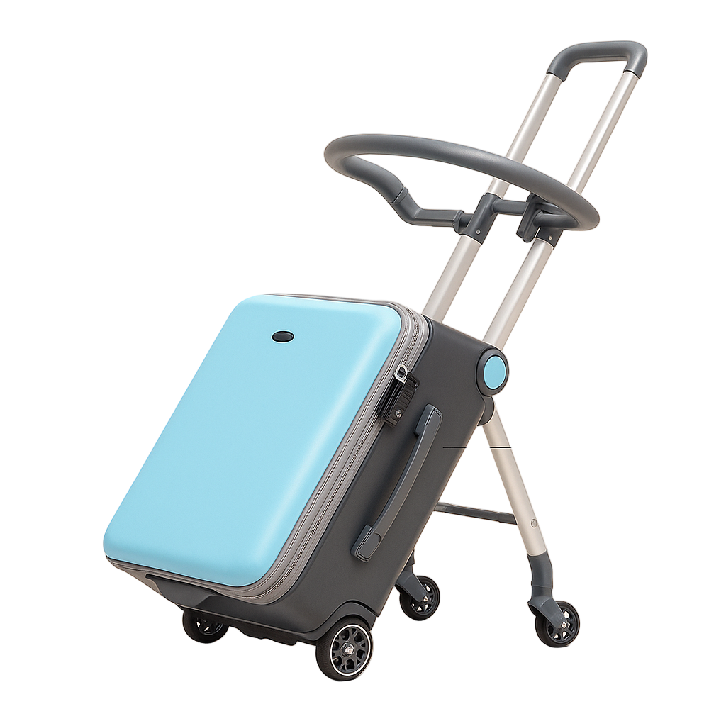 Kids Ride-On Carry-On Suitcase