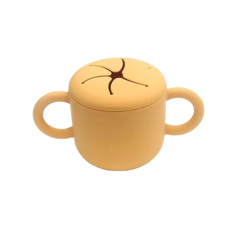 Snack ‘n’ Slurp Cup – BPA-Free Silicone for Toddlers