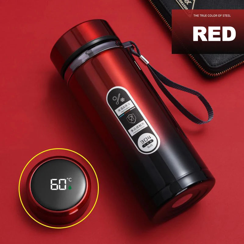 Smart Thermos Bottle with LED Temperature Display