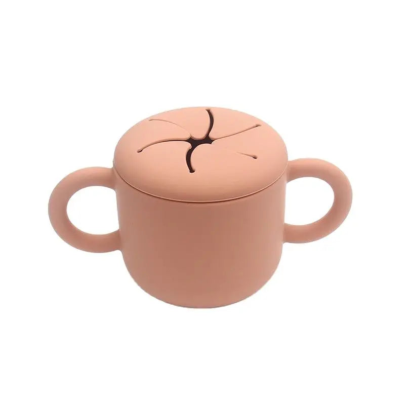 Snack ‘n’ Slurp Cup – BPA-Free Silicone for Toddlers