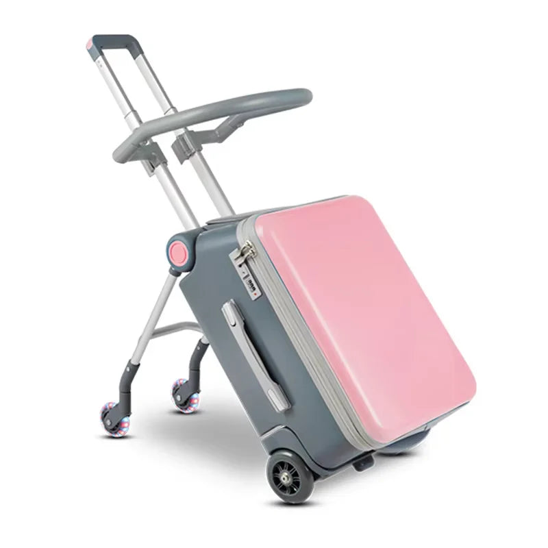 Kids Ride-On Carry-On Suitcase