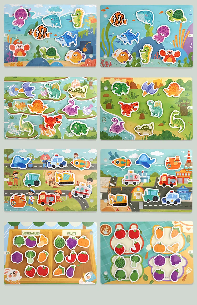 Activity Sticker Book for Kids Ages 2-6