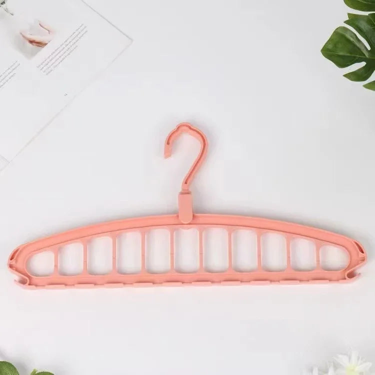 Folding Space-Saving Clothes Hanger