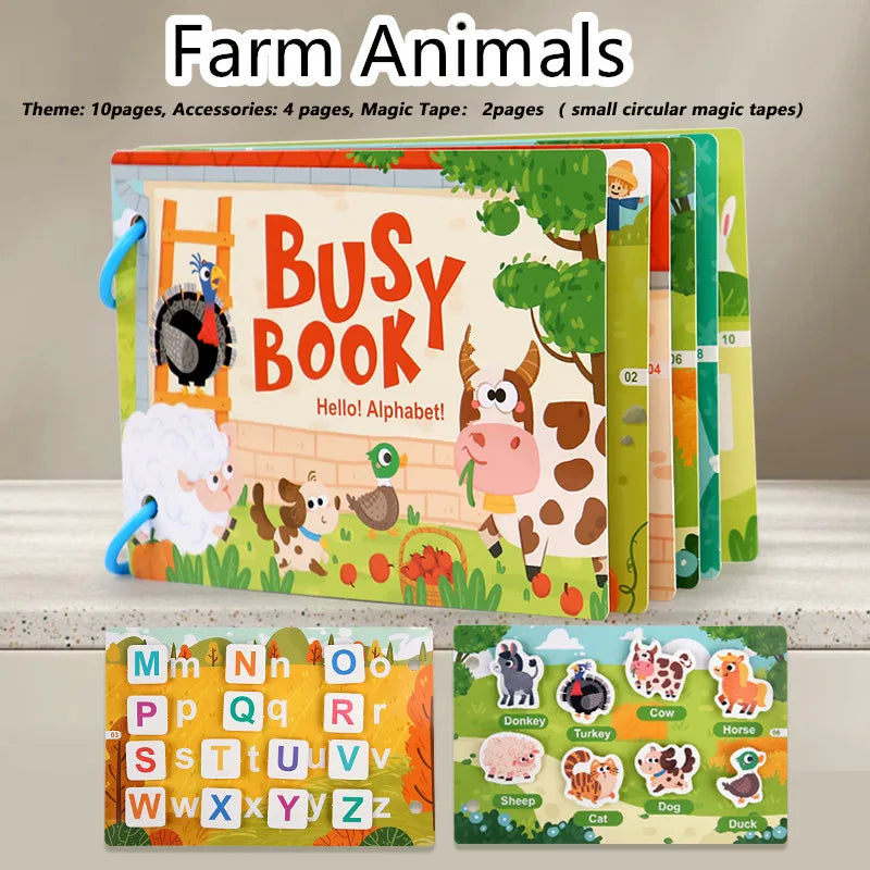 Activity Sticker Book for Kids Ages 2-6