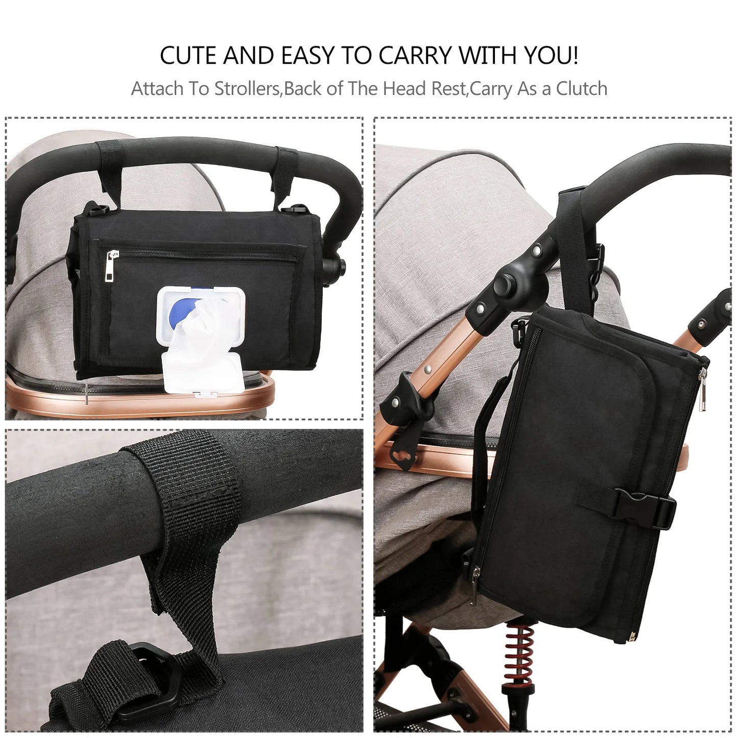 3-in-1 Portable Baby Changing Pad