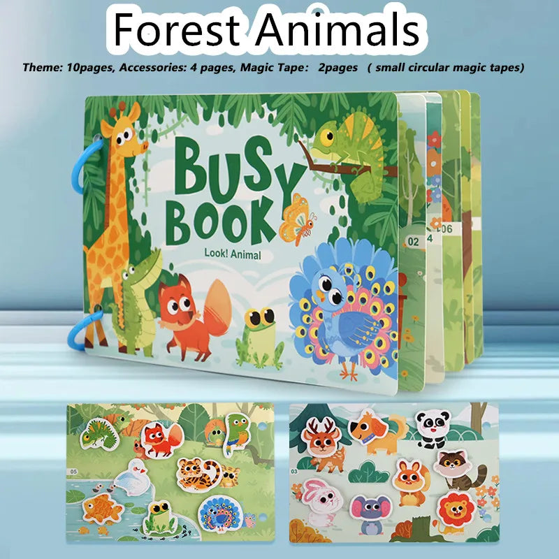 Activity Sticker Book for Kids Ages 2-6
