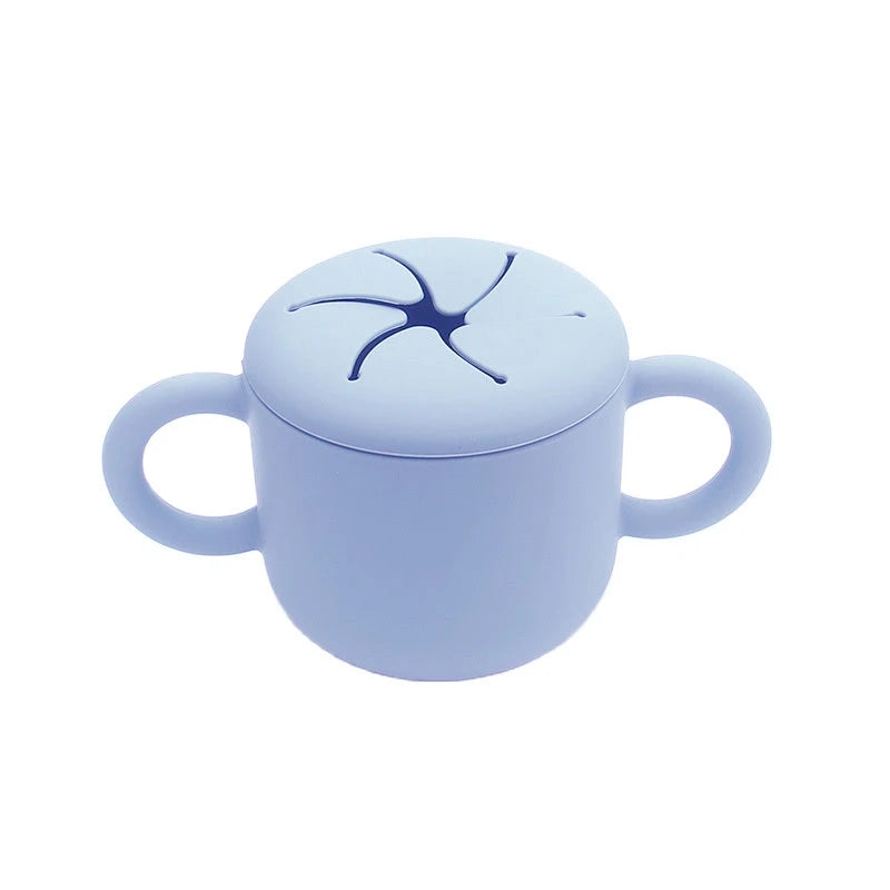 Snack ‘n’ Slurp Cup – BPA-Free Silicone for Toddlers