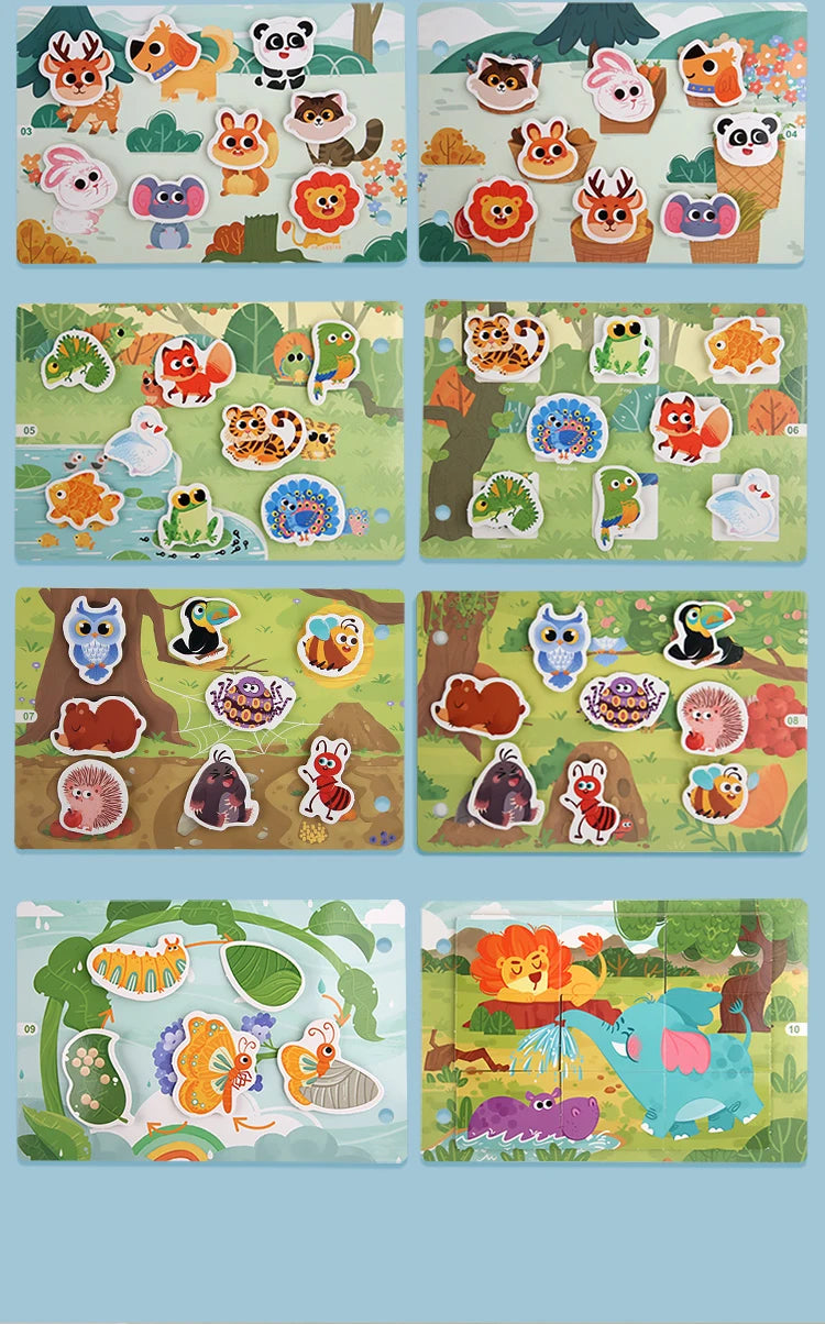 Activity Sticker Book for Kids Ages 2-6