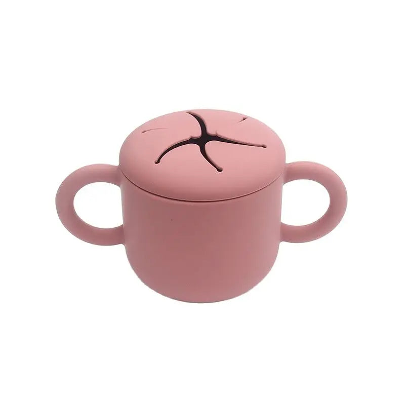Snack ‘n’ Slurp Cup – BPA-Free Silicone for Toddlers