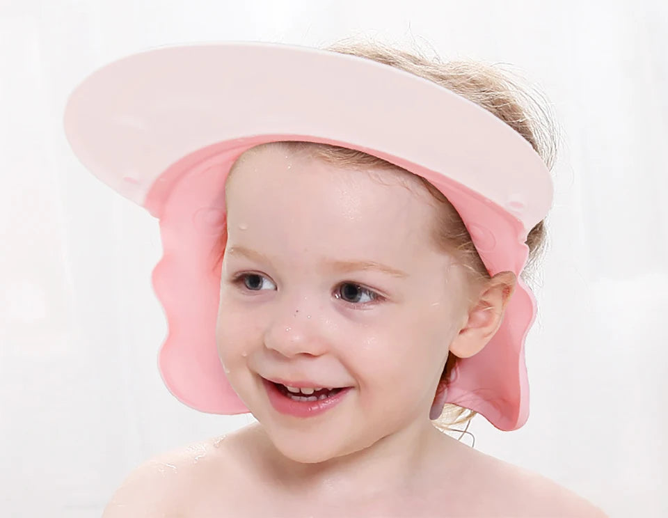 Baby Shower Cap for Ear & Eye Protection