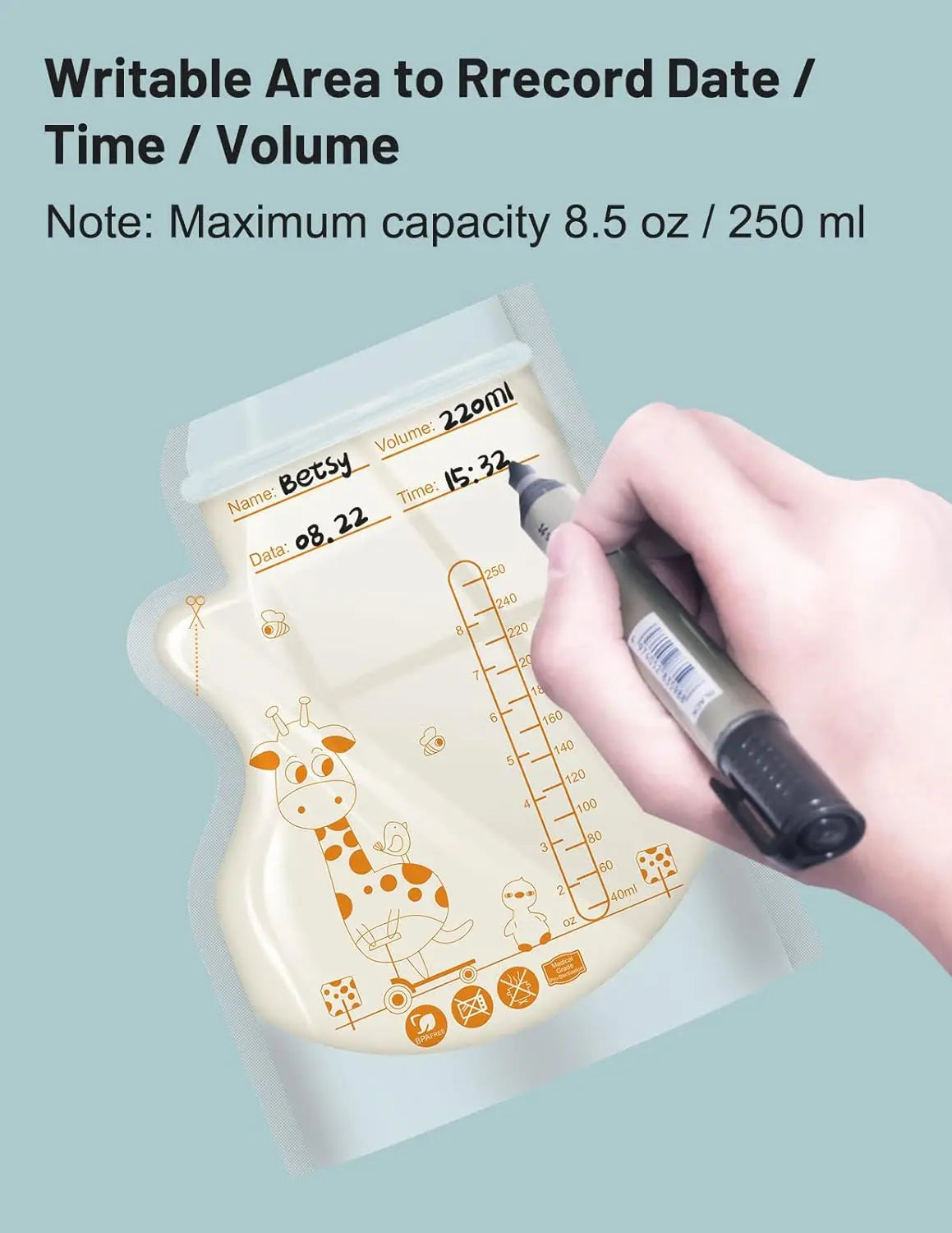 Breast Milk Storage Bags – 250ml (30/60pcs)