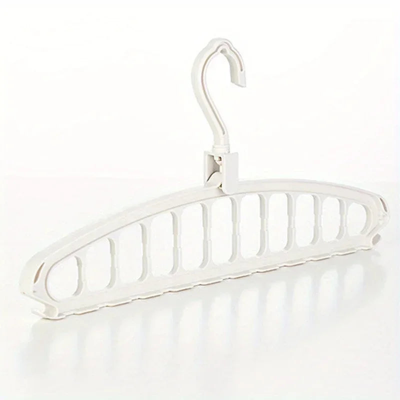Folding Space-Saving Clothes Hanger