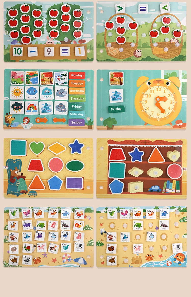 Activity Sticker Book for Kids Ages 2-6