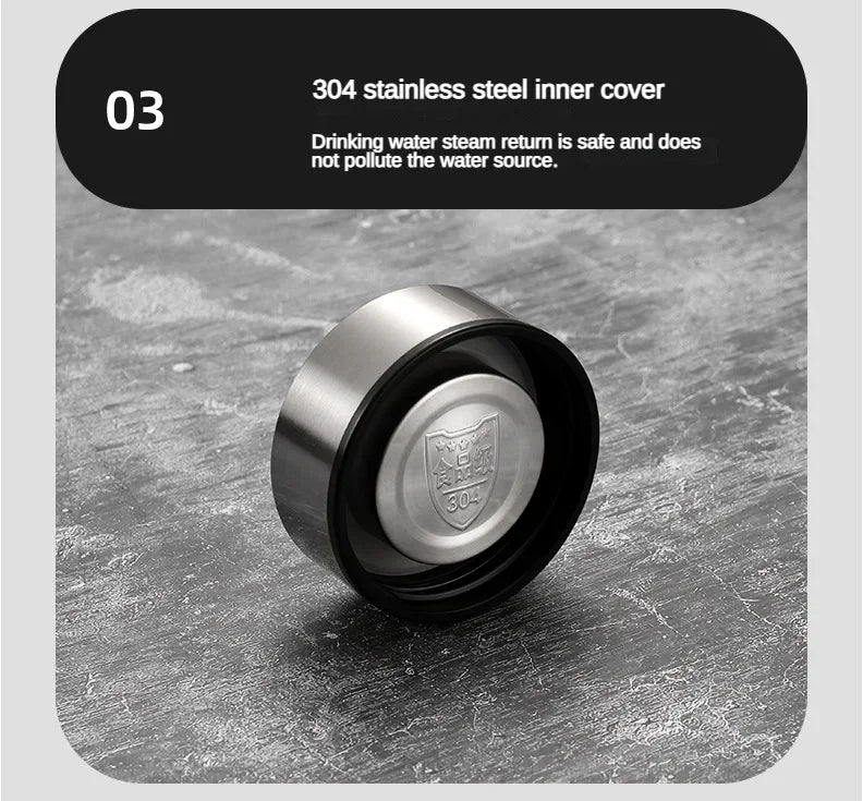 Smart Thermos Bottle with LED Temperature Display