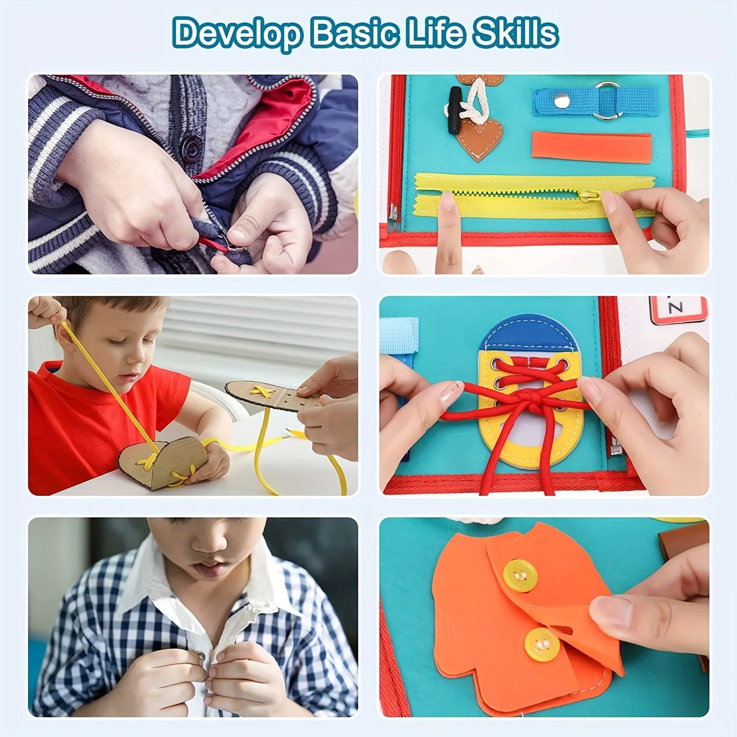 Montessori Travel Busy Board
