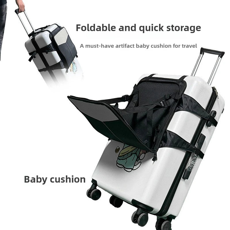 Kids Travel Seat & Luggage Strap – Hands-Free Travel Hack