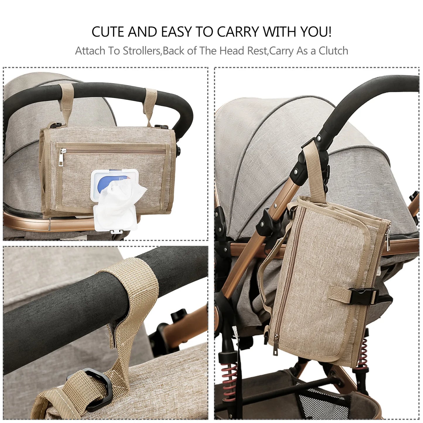 3-in-1 Portable Baby Changing Pad