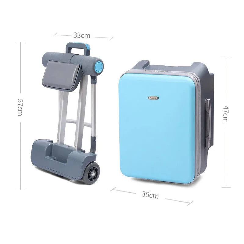 Kids Ride-On Carry-On Suitcase