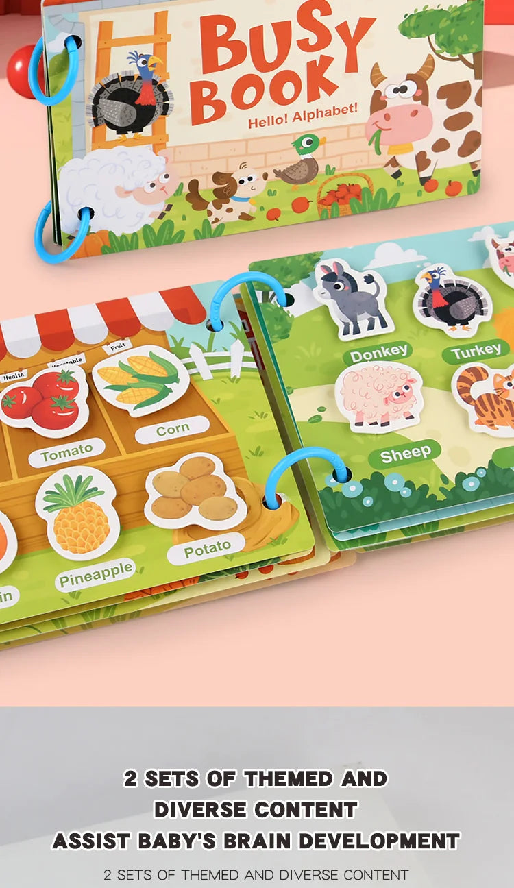 Activity Sticker Book for Kids Ages 2-6