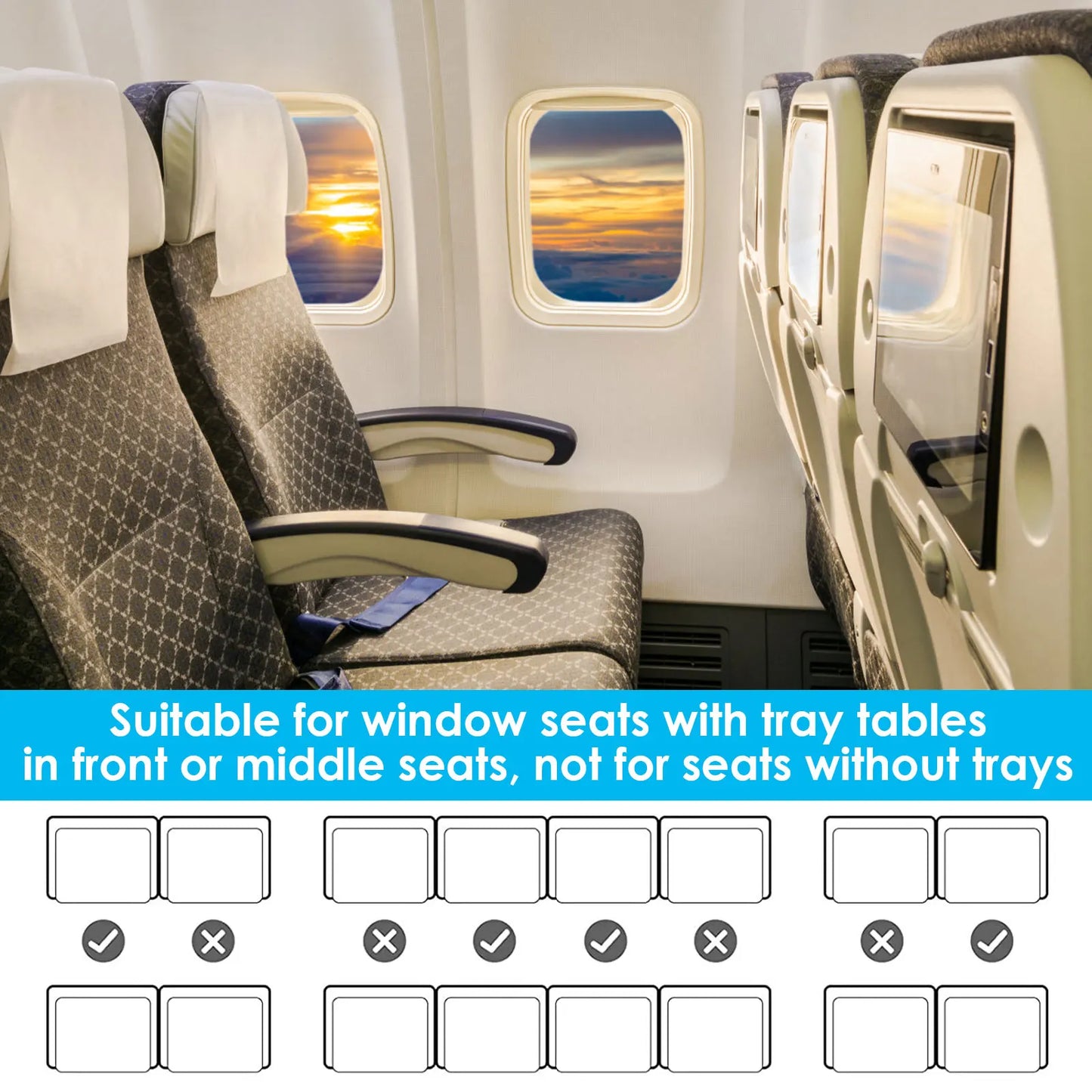 Portable Airplane Seat Extender