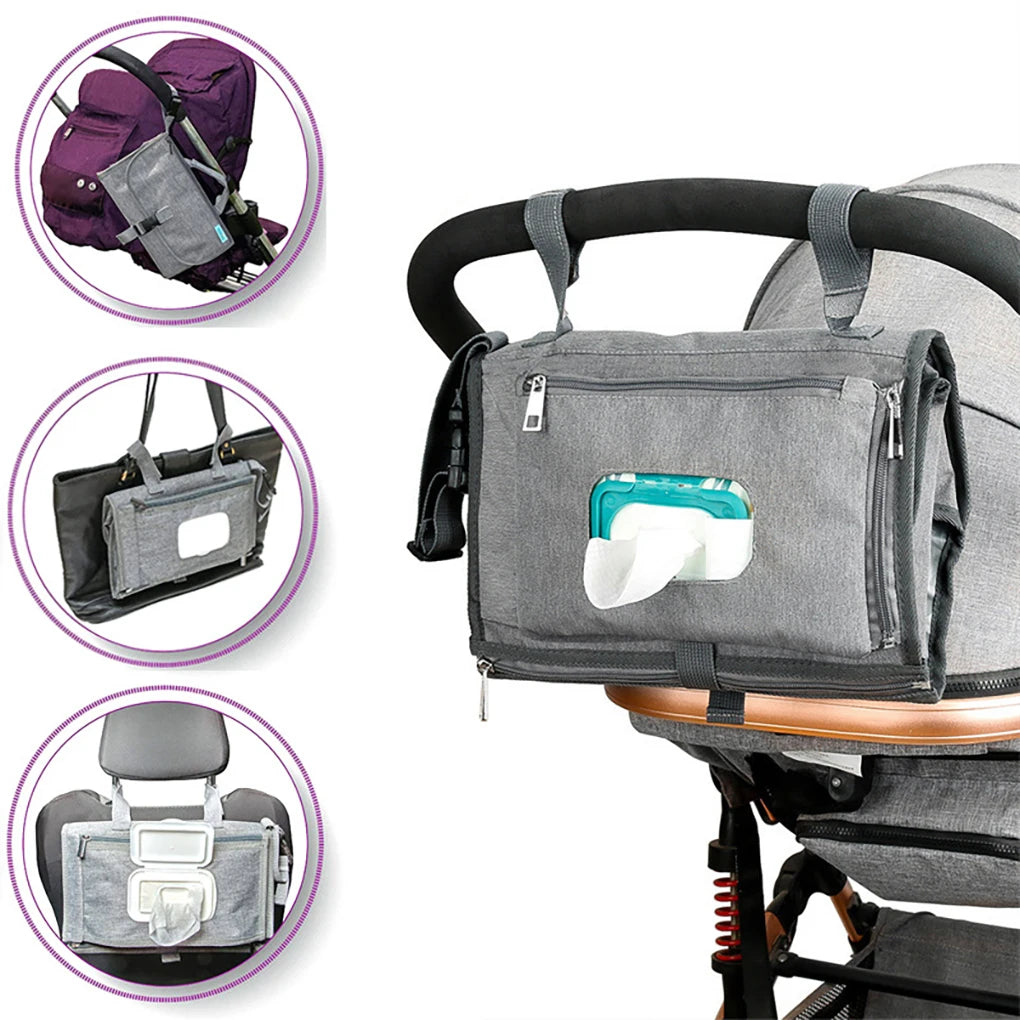 3-in-1 Portable Baby Changing Pad