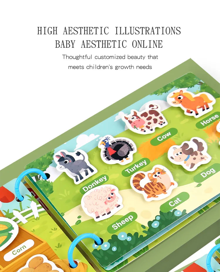 Activity Sticker Book for Kids Ages 2-6