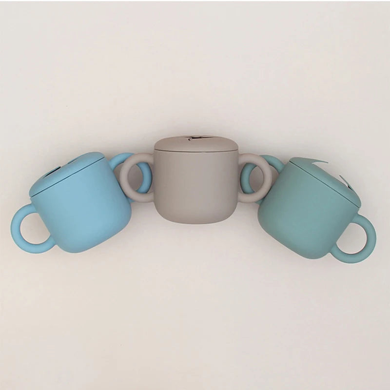 Snack ‘n’ Slurp Cup – BPA-Free Silicone for Toddlers