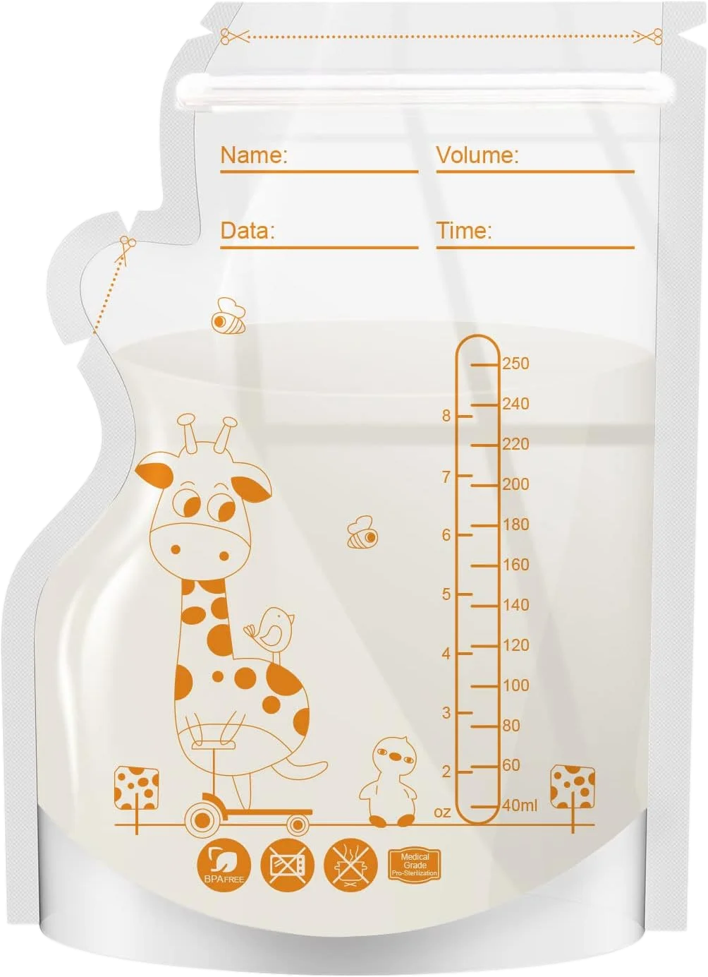 Breast Milk Storage Bags – 250ml (30/60pcs)