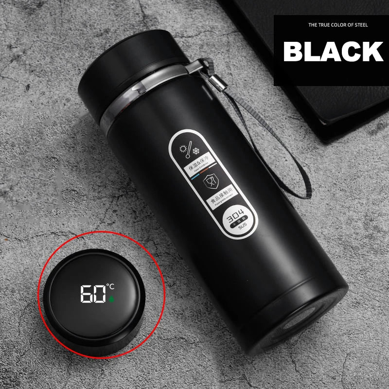 Smart Thermos Bottle with LED Temperature Display
