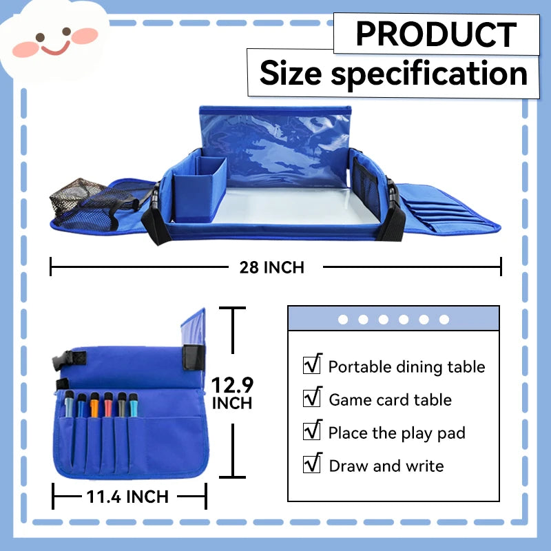Kids Activity Travel Seat Tray