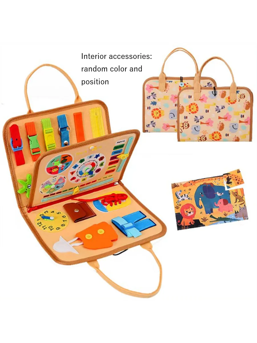 Montessori Travel Busy Board