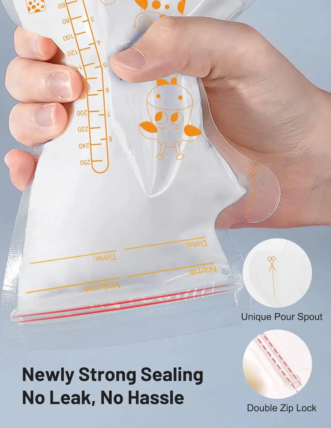 Breast Milk Storage Bags – 250ml (30/60pcs)