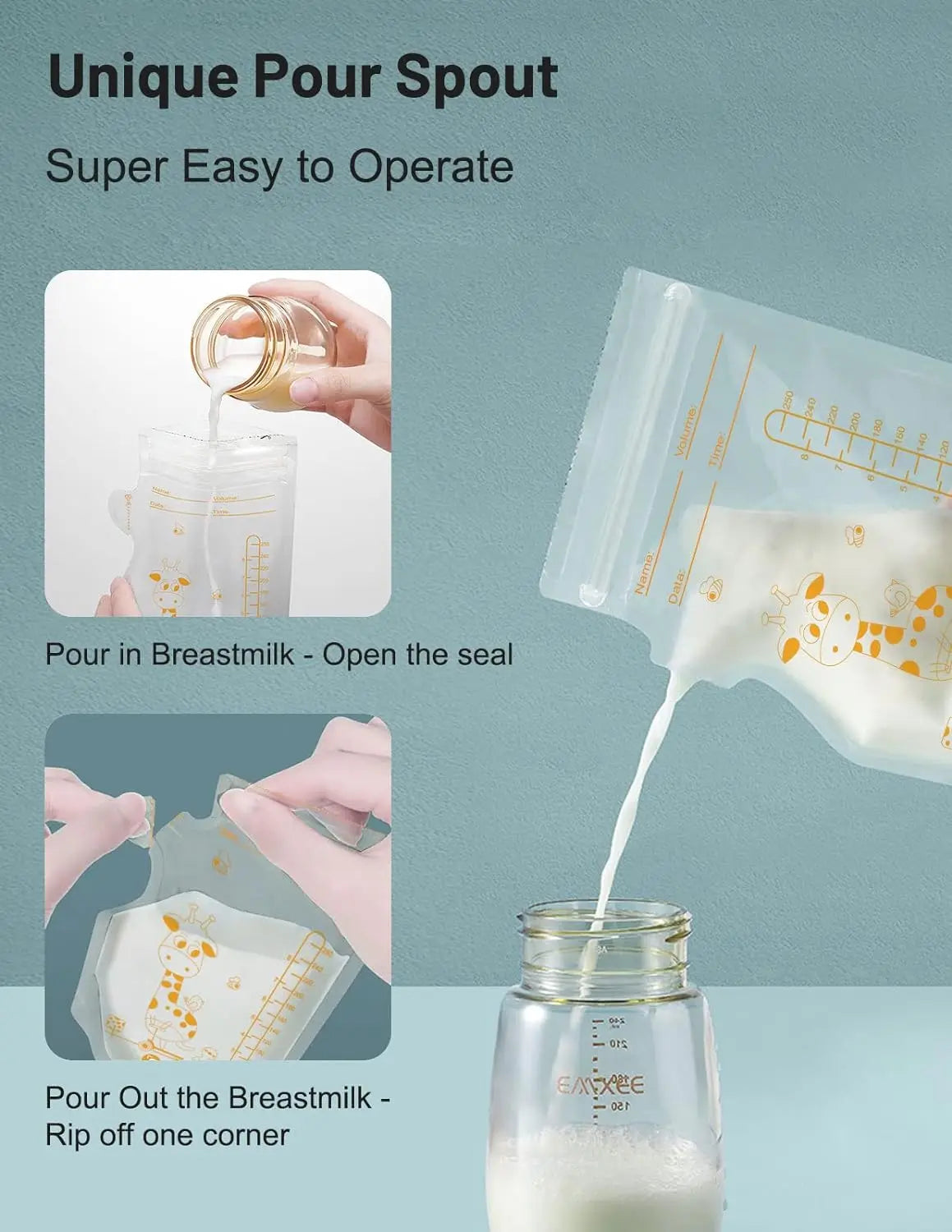 Breast Milk Storage Bags – 250ml (30/60pcs)