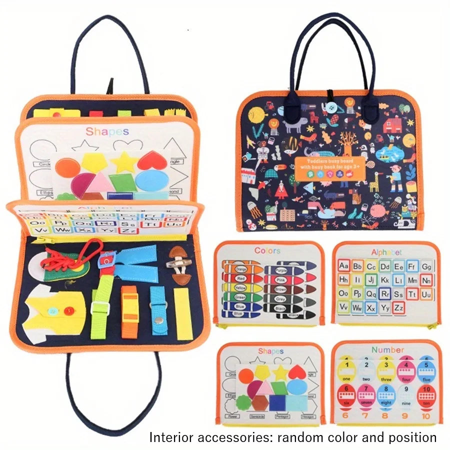Montessori Travel Busy Board