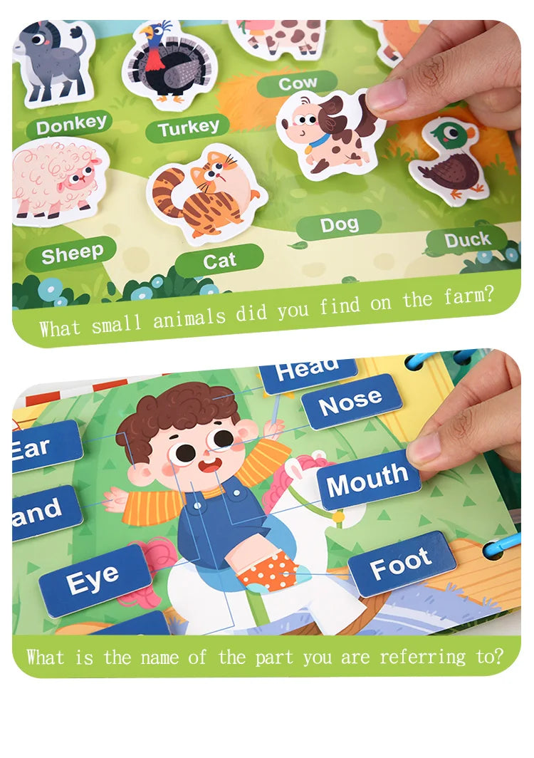 Activity Sticker Book for Kids Ages 2-6
