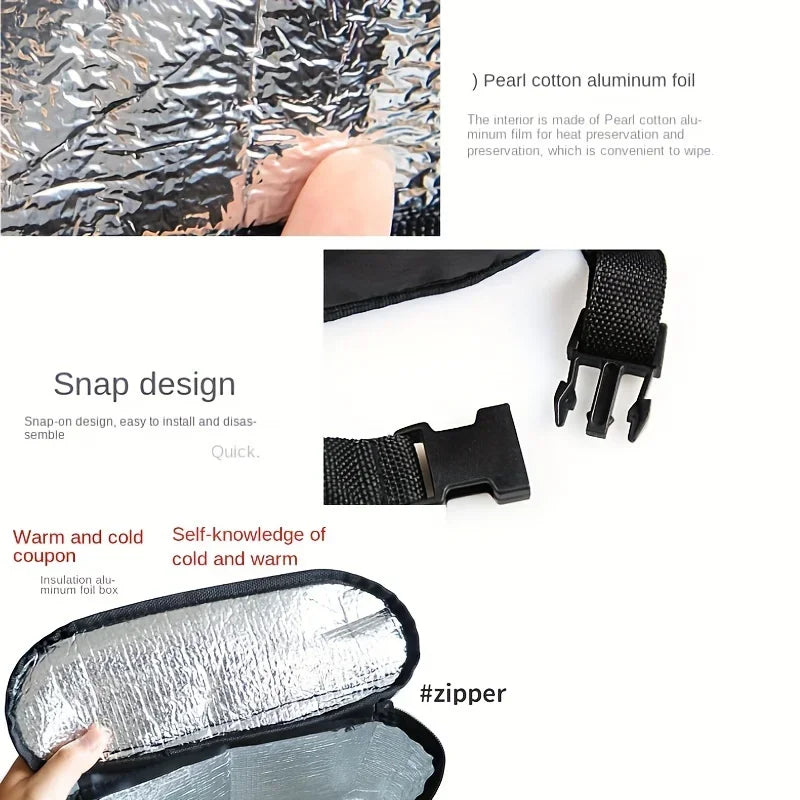 Car Seat Organizer – Multi-Pocket Backseat Storage with Insulated Drink Holder & Mesh Pockets