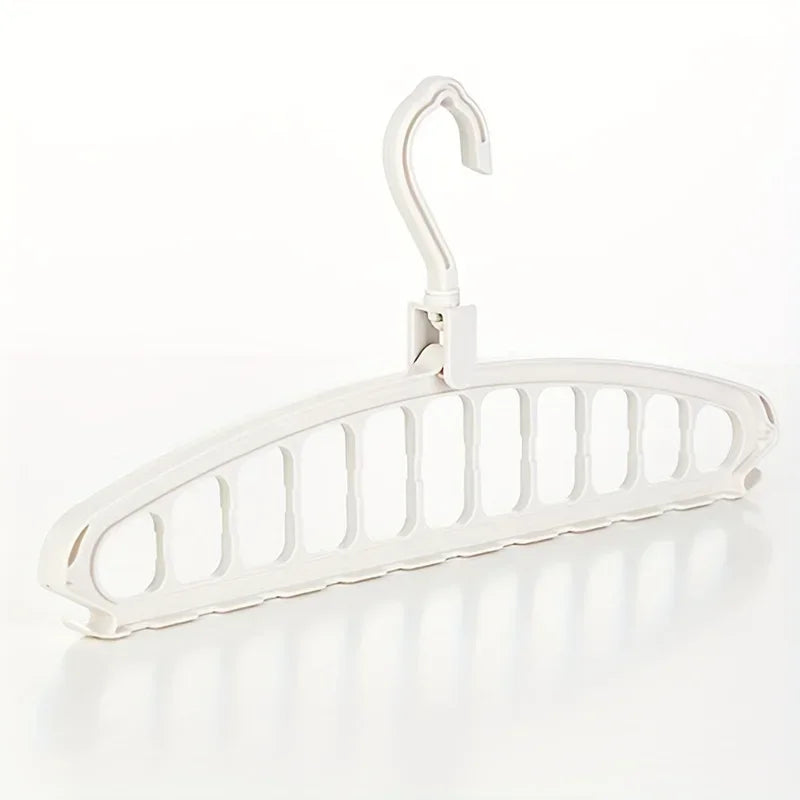 Folding Space-Saving Clothes Hanger