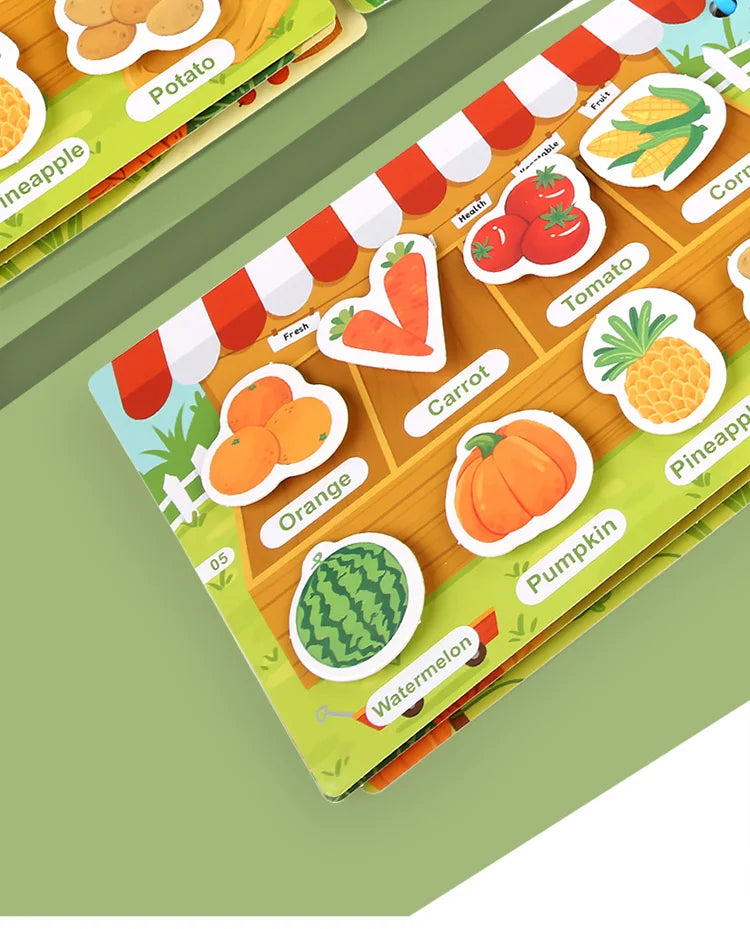 Activity Sticker Book for Kids Ages 2-6