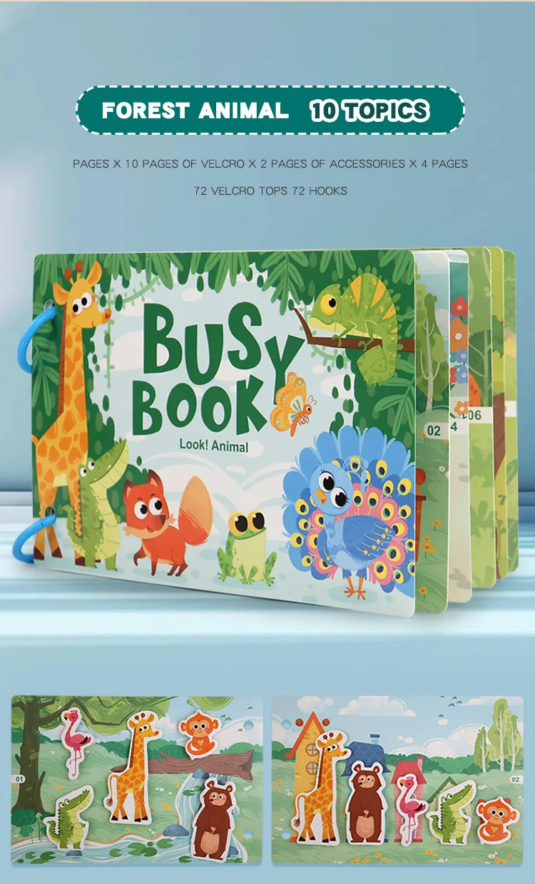 Activity Sticker Book for Kids Ages 2-6