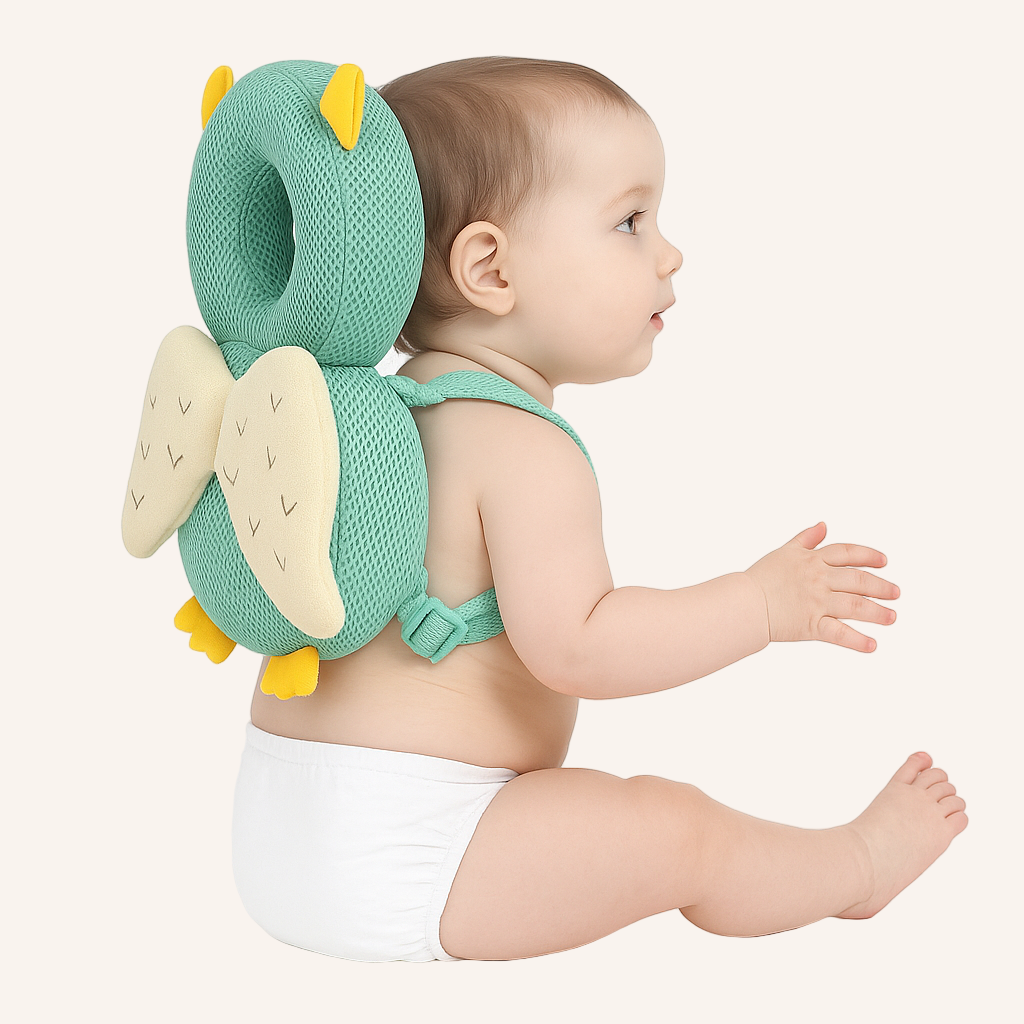 Baby Anti-Fall Head Protector – Cute Safety Cushion for 1–2Y