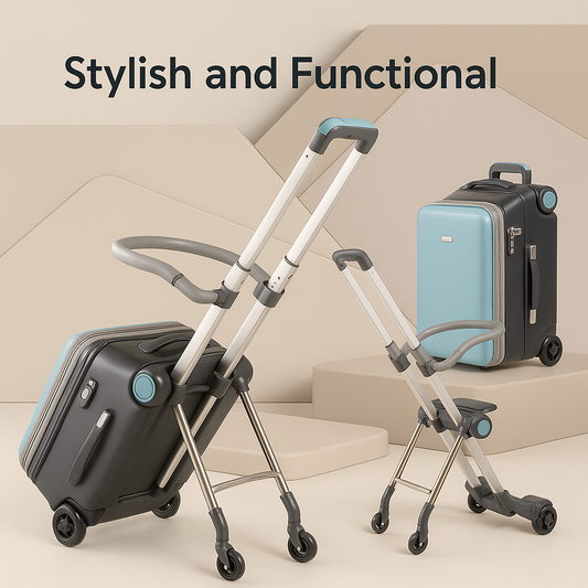 Kids Ride-On Carry-On Suitcase
