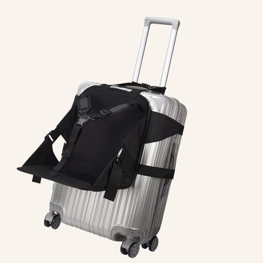 Kids Travel Seat & Luggage Strap – Hands-Free Travel Hack