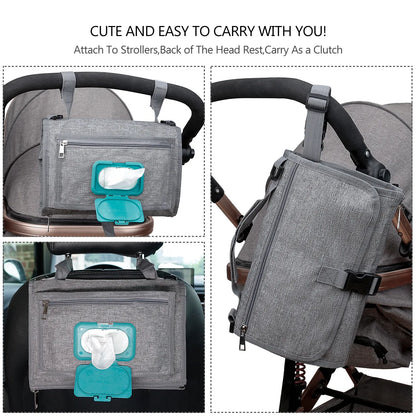 3-in-1 Portable Baby Changing Pad