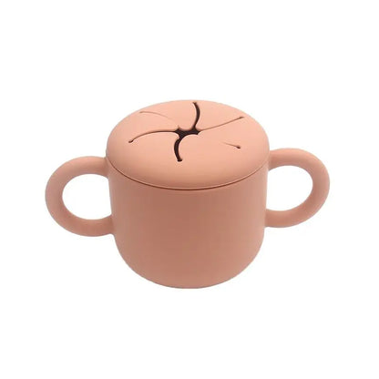 Snack ‘n’ Slurp Cup – BPA-Free Silicone for Toddlers