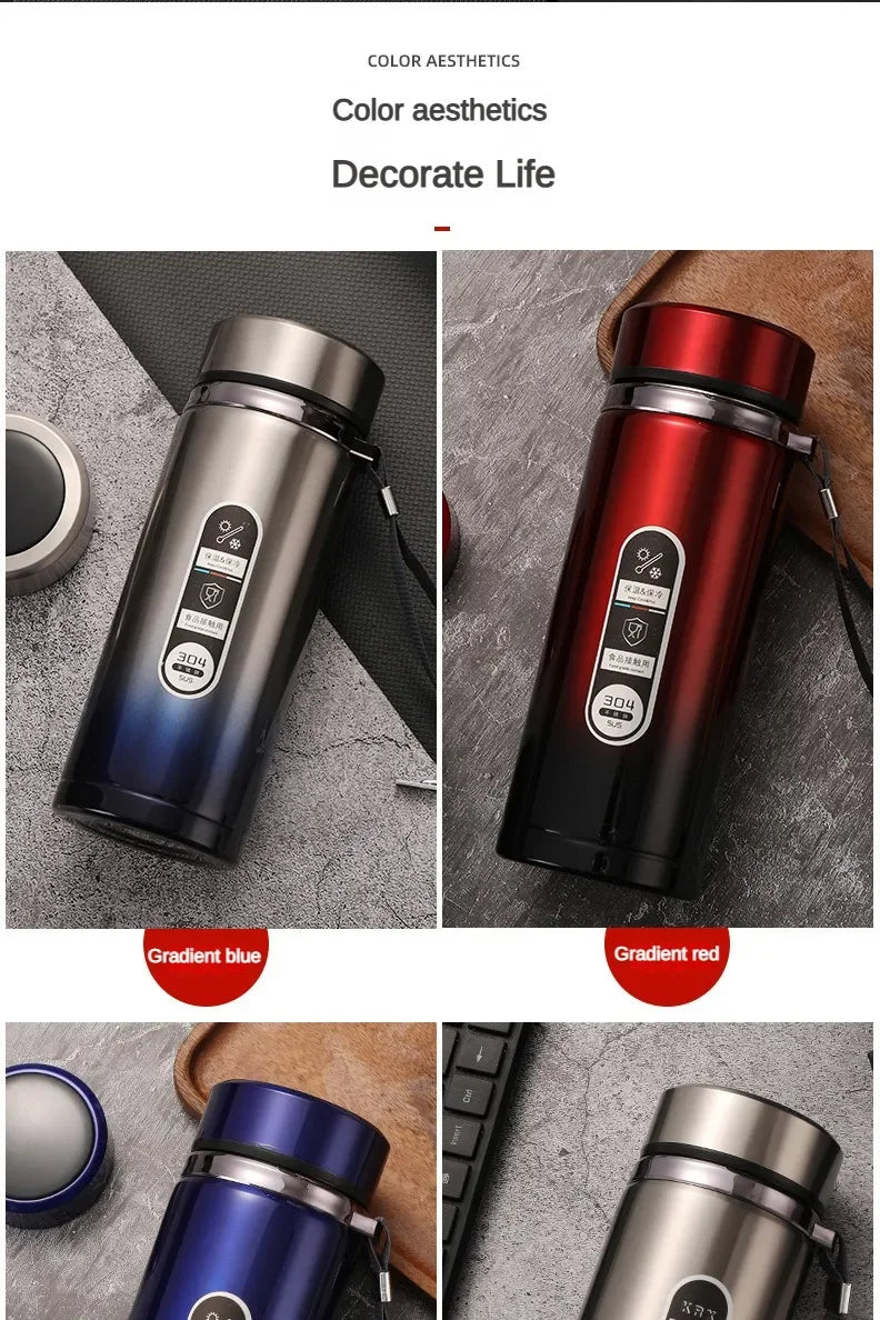 Smart Thermos Bottle with LED Temperature Display