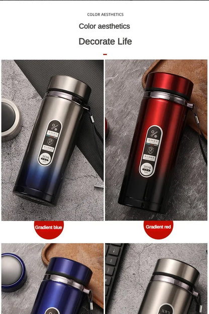 Smart Thermos Bottle with LED Temperature Display