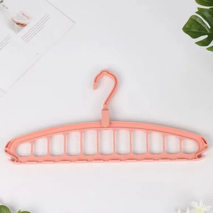 Folding Space-Saving Clothes Hanger